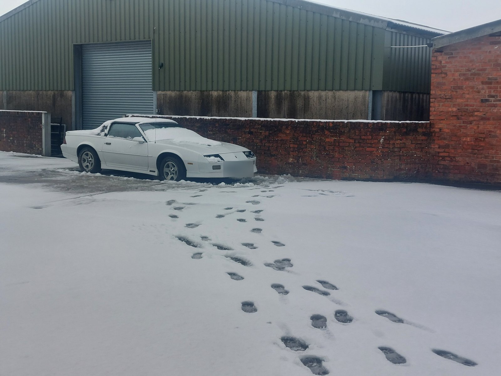 Chevrolet Camaro – Classic Car Transport to Scotland, Through the Snow