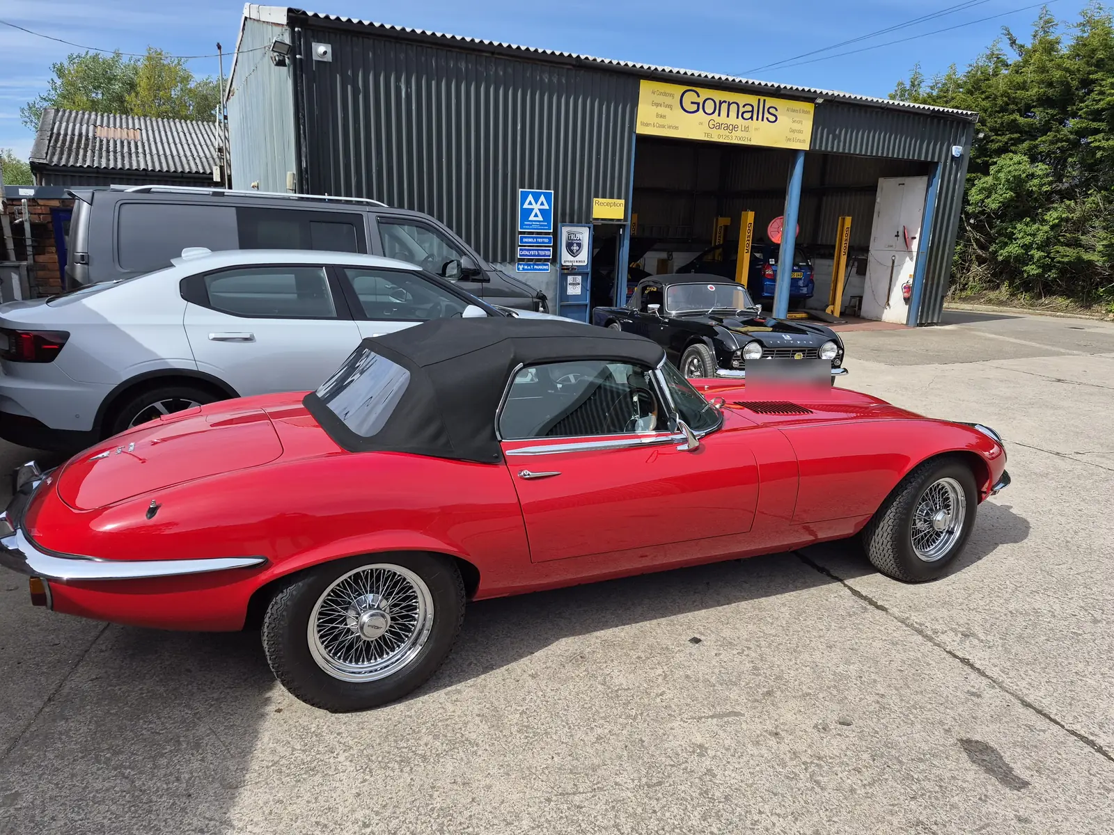 Classic Jaguar E-Type – Collected Near Garstang, Delivered to Hambleton