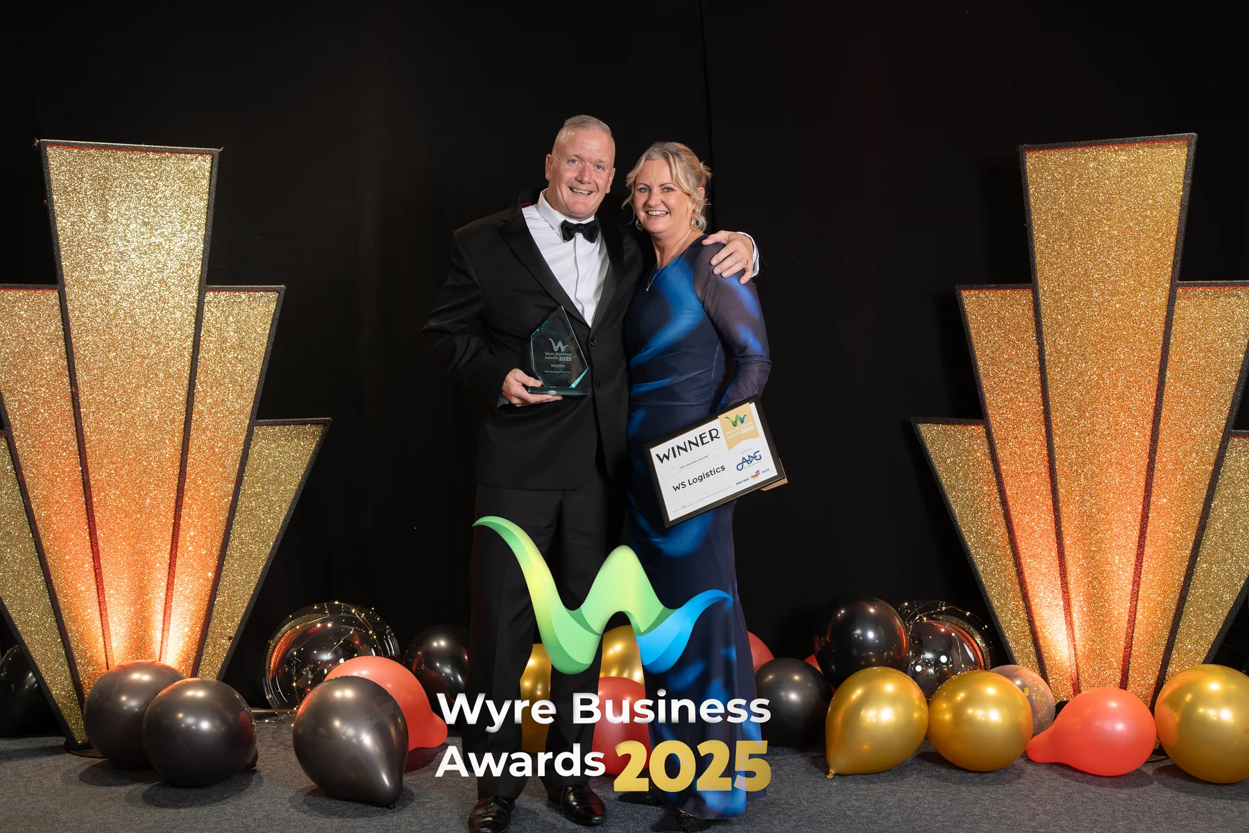 Will Lynes of WS Logistics, winner of Micro Business of the Year at the Wyre Business Awards 2025